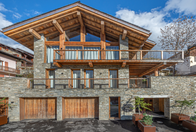 Chalet neige station ski