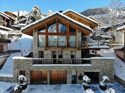 Chalet luxe bois montagne