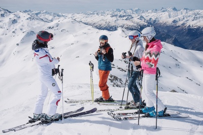 Skieurs les 3 Vallées