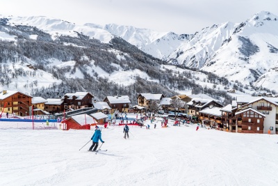St Martin de Belleville ski aux pied pistes