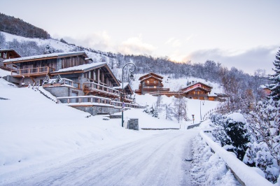Village Neige vue chalet