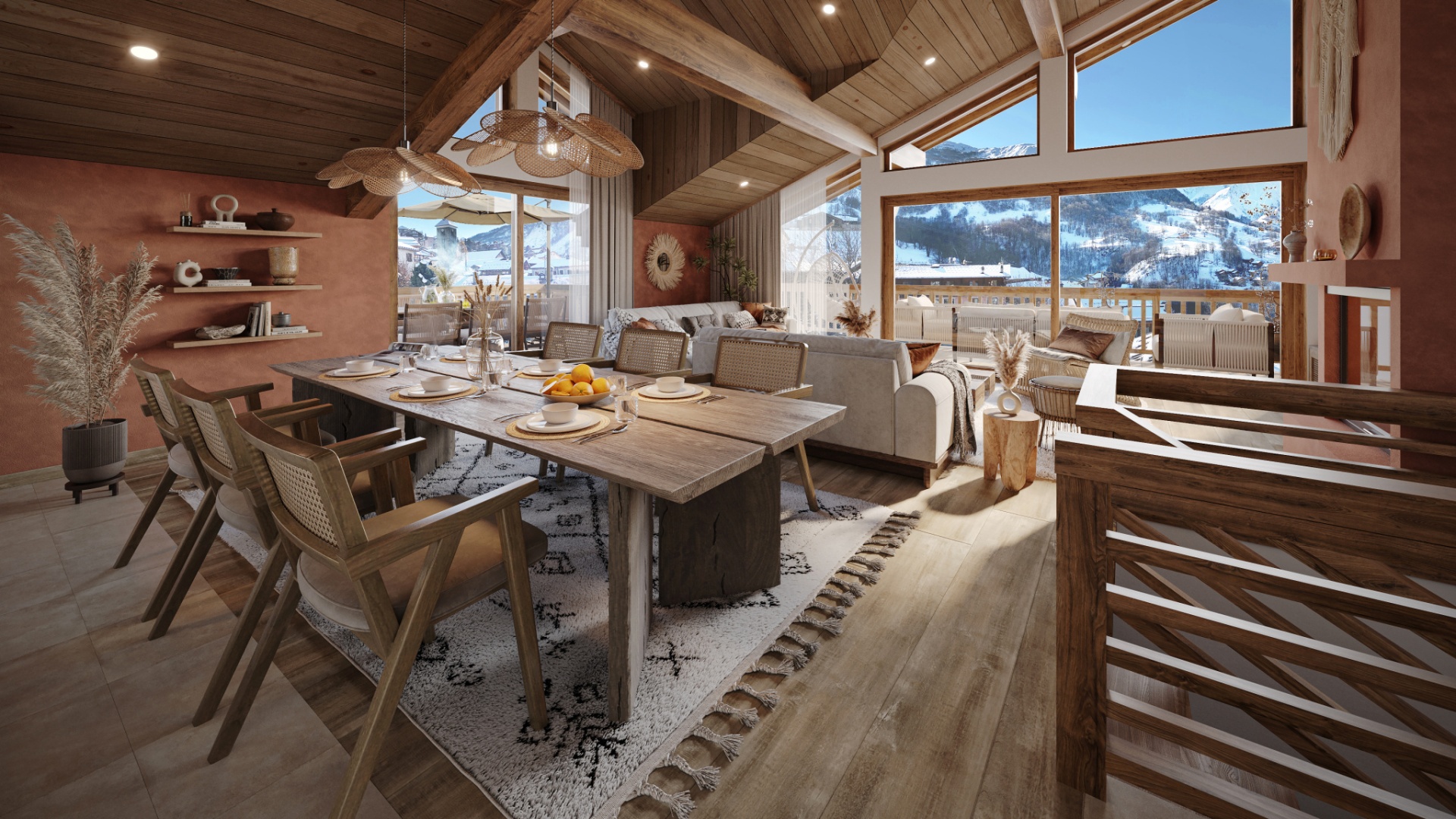 Chalet La Cime Noire Demi-chalet de standing au cœur du village - Photo principale