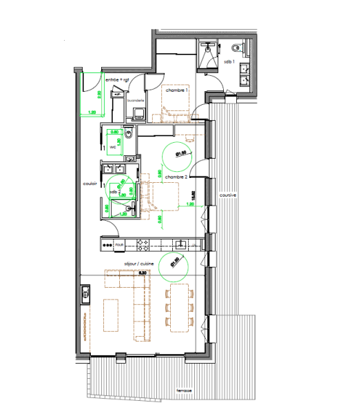 Les Chalets Alpins - Appartement neuf 3 pièces - Photo N°7