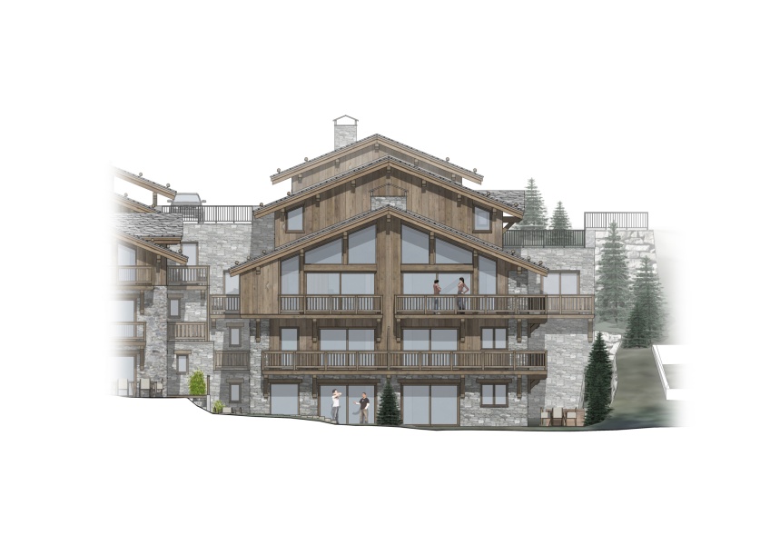 Les Chalets Alpins   Appartement neuf 4 pièces - Photo N°3