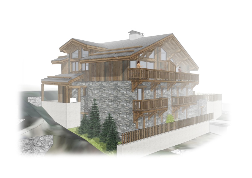 Chalet La Cime Noire Demi-chalet de standing au cœur du village - Photo N°10