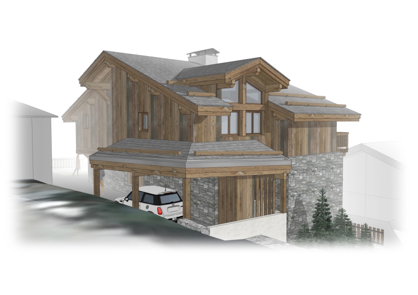 Chalet La Cime Noire Demi-chalet de standing au cœur du village - Photo N°7
