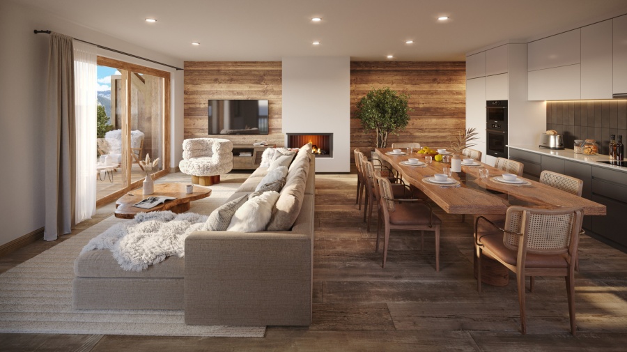 Les Chalets Alpins - Appartement neuf 3 pièces