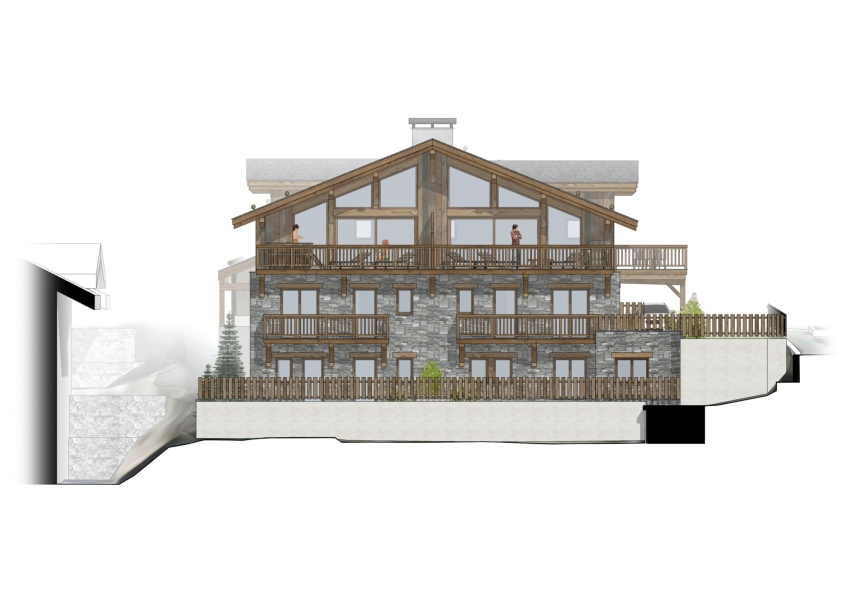 Chalet La Cime Noire Demi-chalet de standing au cœur du village - Photo N°8